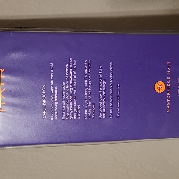 Masterpiece hair 100% human hair HH Oprah Curl color T1B-30 NIB - Picture 4 of 5